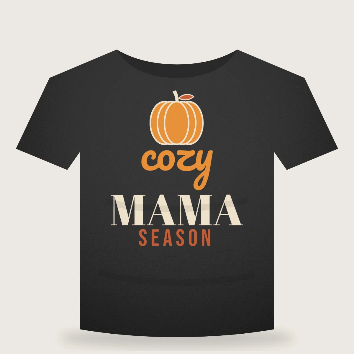 Cozy Mama Season T-shirt mockup
