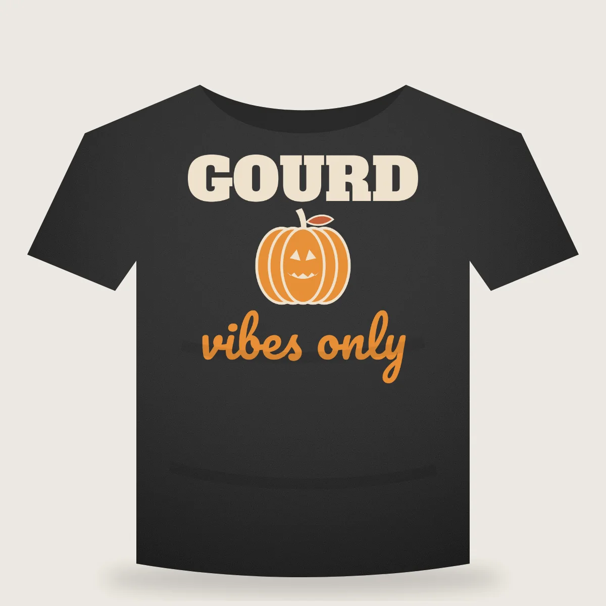 Gourd Vibes Only T-shirt mockup