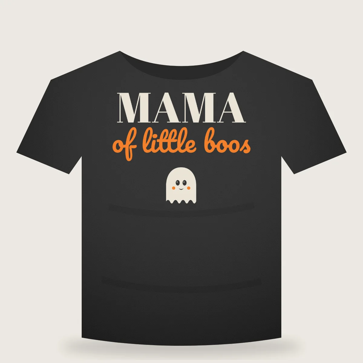 Mama Of Little Boos T-shirt mockup